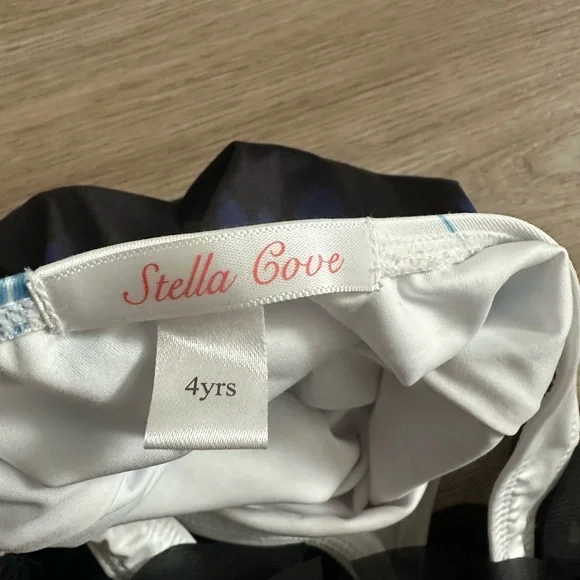 Stella Cove Black and Blue Ombre Leotard